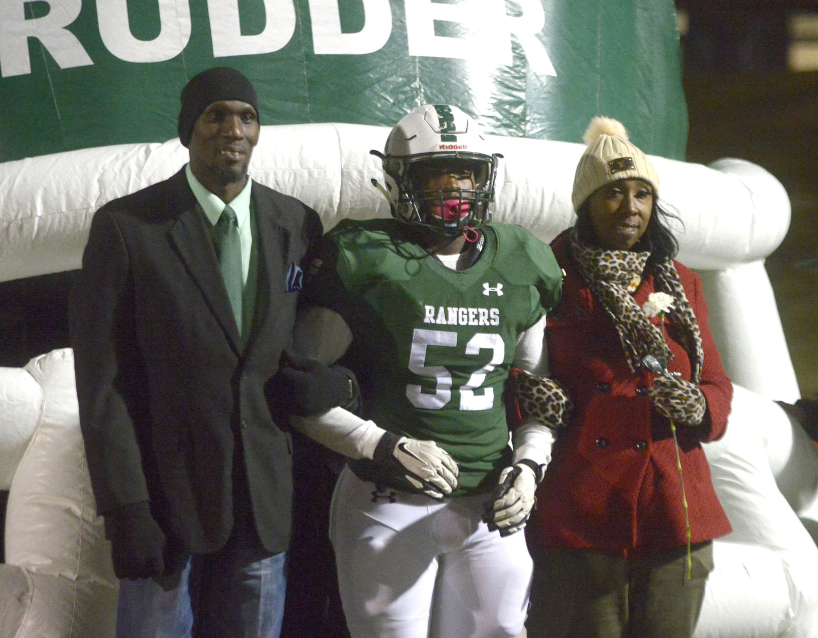 Rudder High School senior night 2019